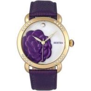 Flower Engraved Bertha Daphne Watch